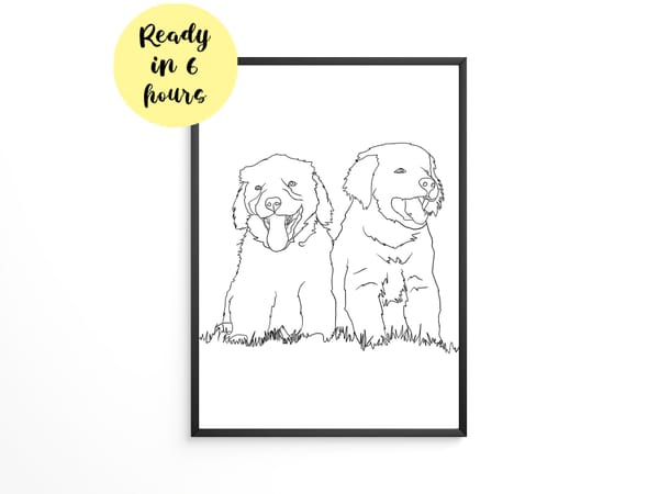 Image of: Best photo for a custom pet portrait: artist's guide